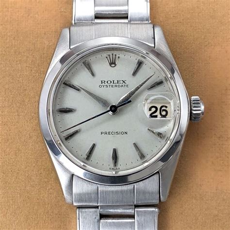 Rolex Oyster Precision 30mm silver dial 6466 1960 for ,101